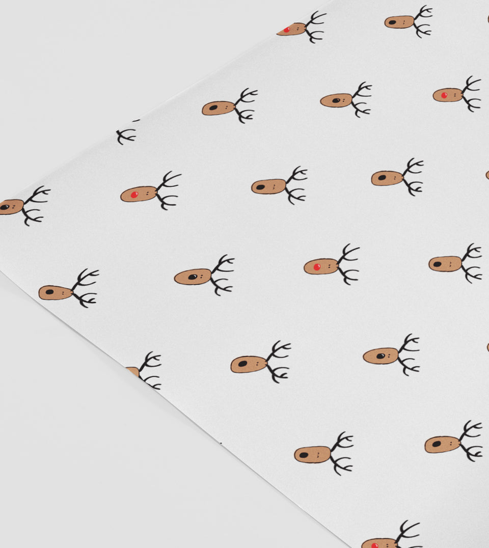 Reindeer 3.0 wrapping paper (chestnut)(sheets only)